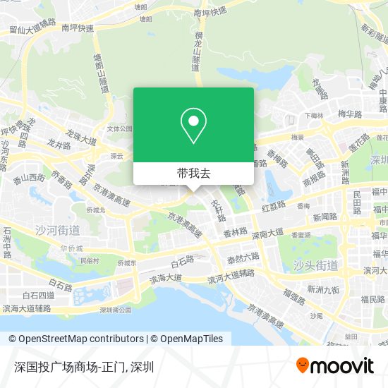 深国投广场商场-正门地图