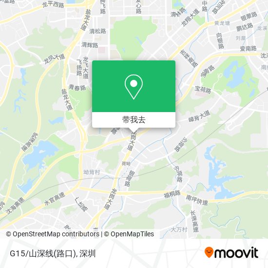 G15/山深线(路口)地图