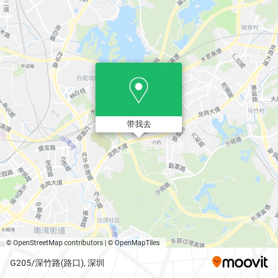 G205/深竹路(路口)地图