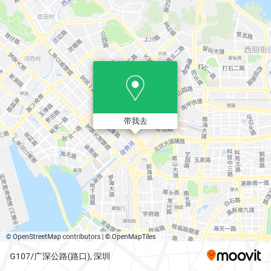 G107/广深公路(路口)地图