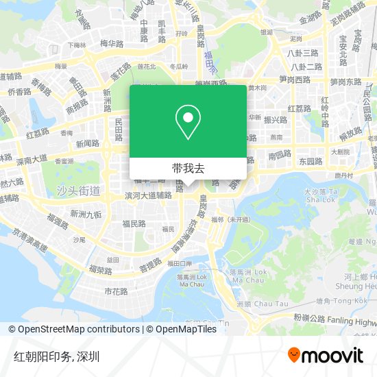 红朝阳印务地图