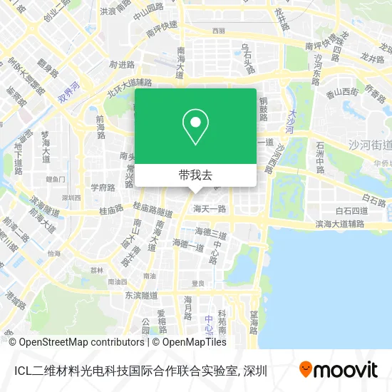ICL二维材料光电科技国际合作联合实验室地图