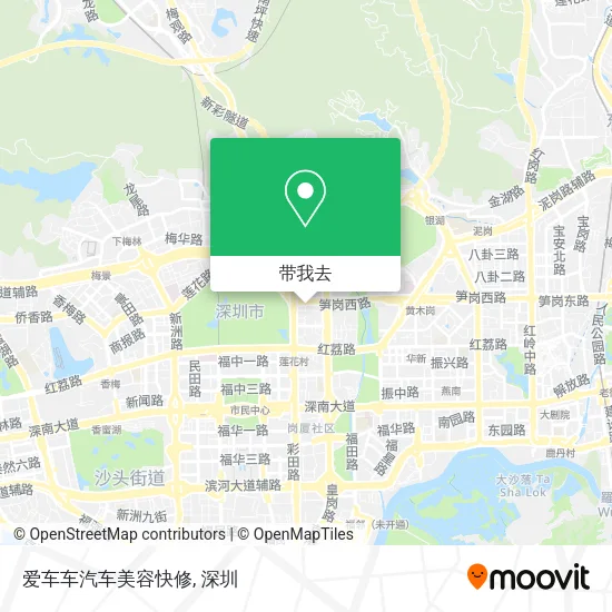 爱车车汽车美容快修地图