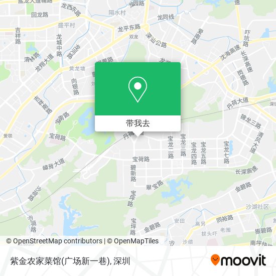 紫金农家菜馆(广场新一巷)地图