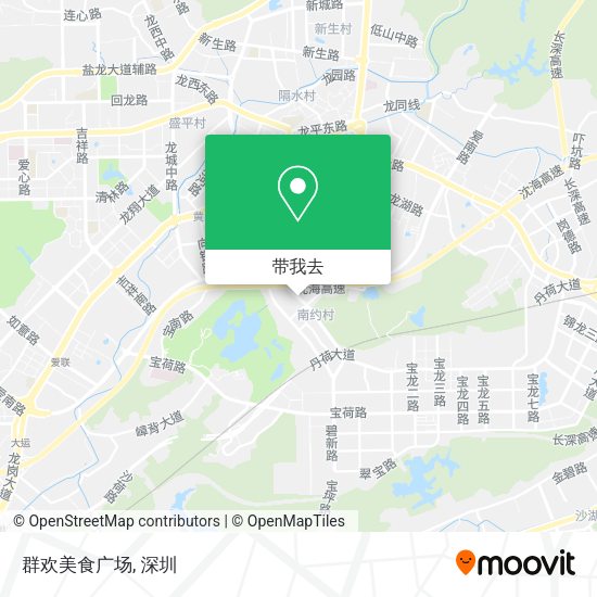 群欢美食广场地图