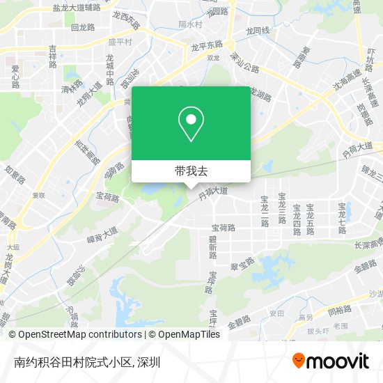 南约积谷田村院式小区地图