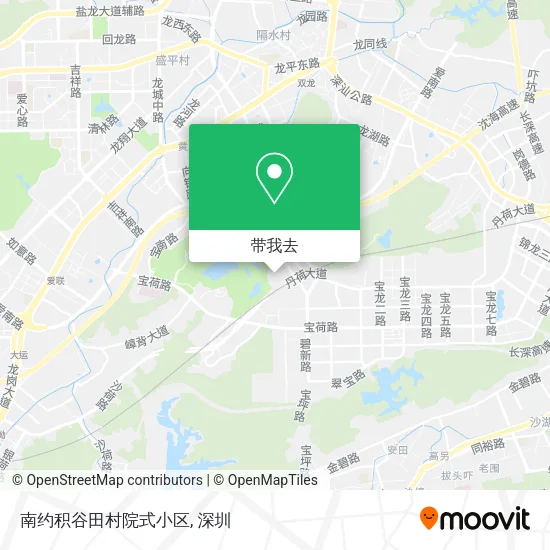 南约积谷田村院式小区地图