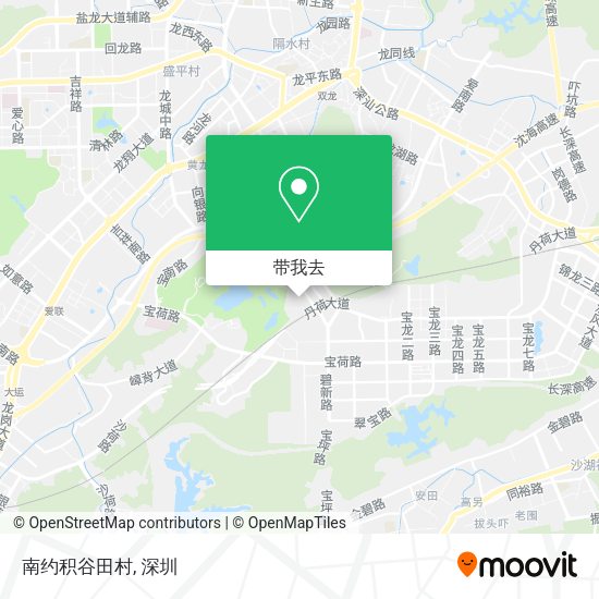 南约积谷田村地图