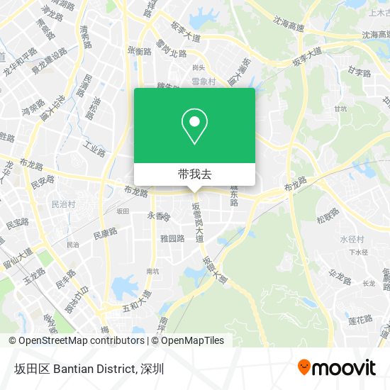 坂田区 Bantian District地图
