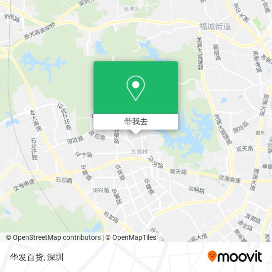 华发百货地图