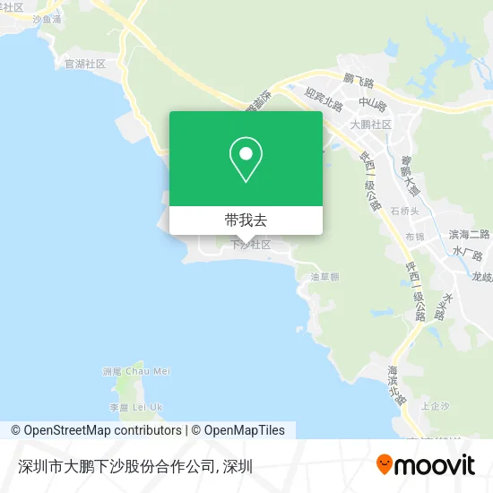 深圳市大鹏下沙股份合作公司地图