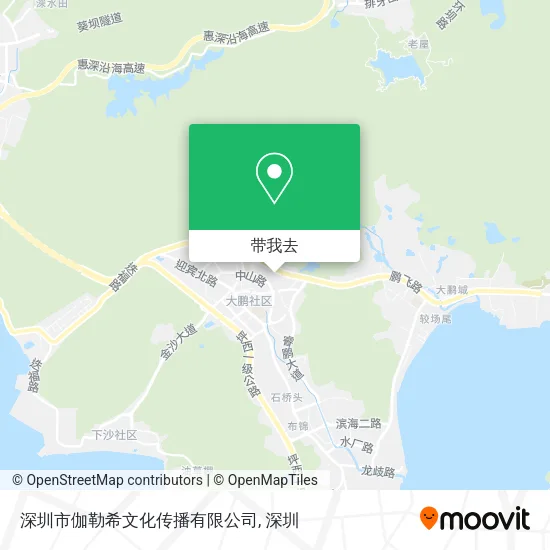 深圳市伽勒希文化传播有限公司地图