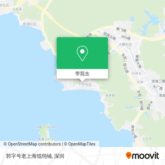 郭字号老上海馄饨铺地图