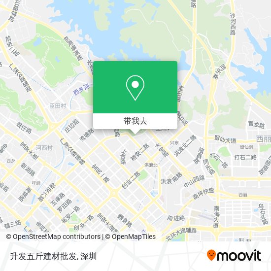 升发五斤建材批发地图