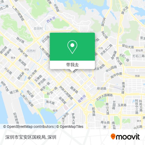 深圳市宝安区国税局地图