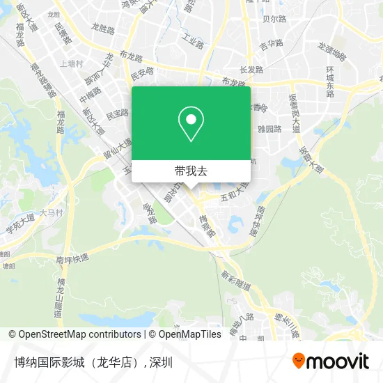 博纳国际影城（龙华店）地图