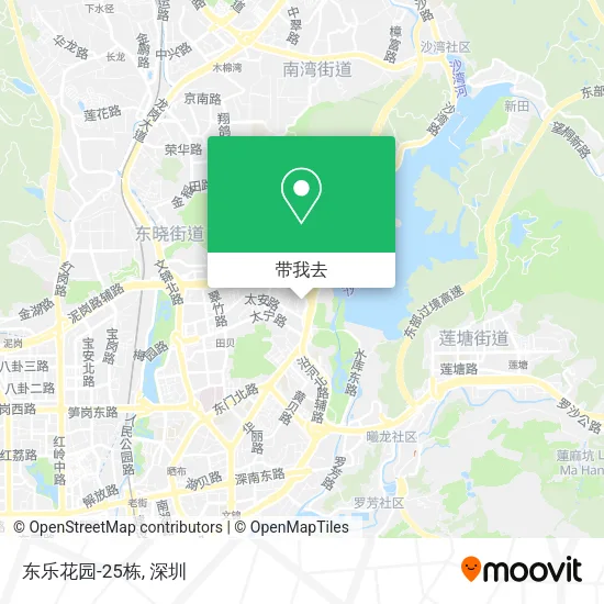 东乐花园-25栋地图