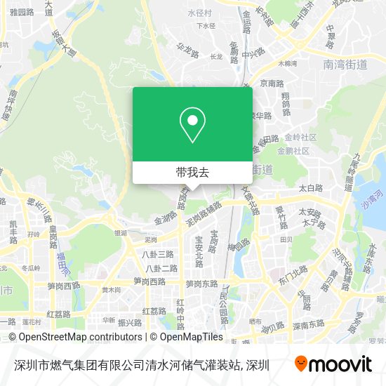 深圳市燃气集团有限公司清水河储气灌装站地图