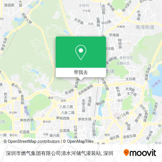 深圳市燃气集团有限公司清水河储气灌装站地图