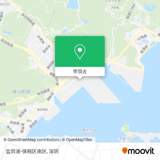 盐田港-保税区南区地图