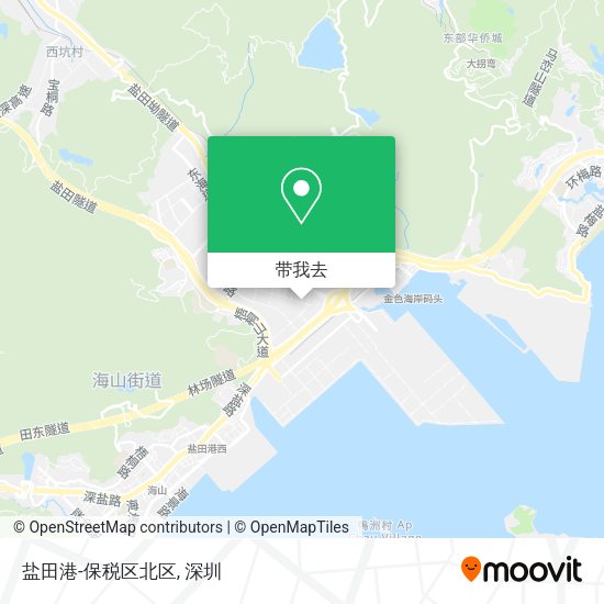 盐田港-保税区北区地图