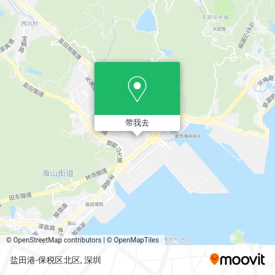 盐田港-保税区北区地图