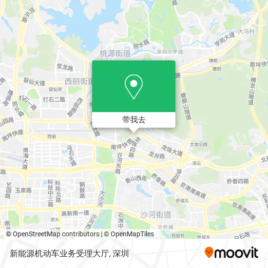 新能源机动车业务受理大厅地图