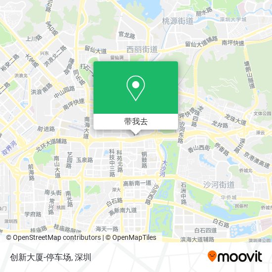 创新大厦-停车场地图