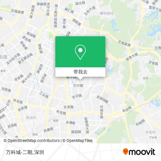万科城-二期地图