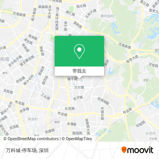 万科城-停车场地图