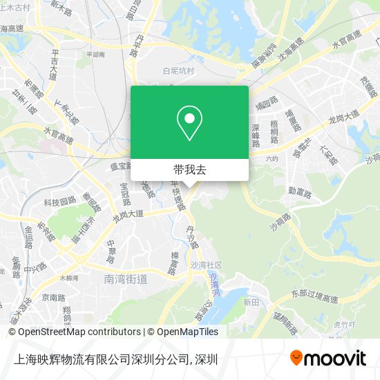 上海映辉物流有限公司深圳分公司地图