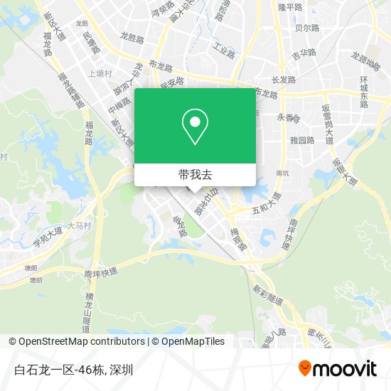白石龙一区-46栋地图
