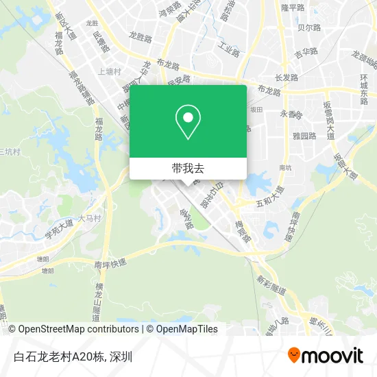 白石龙老村A20栋地图