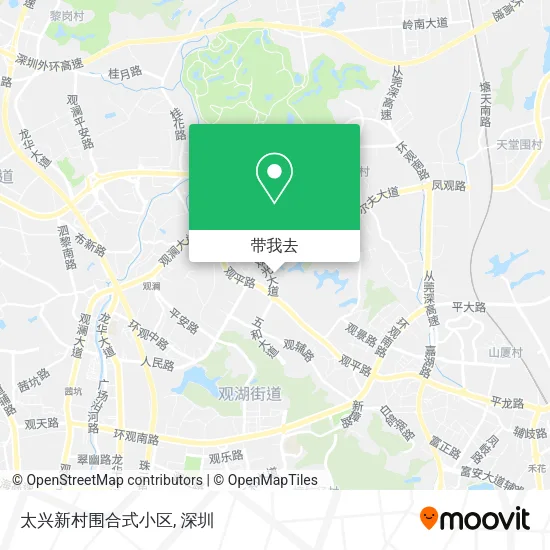太兴新村围合式小区地图