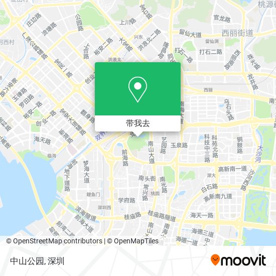中山公园地图