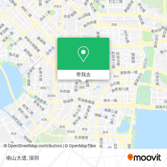 南山大道地图
