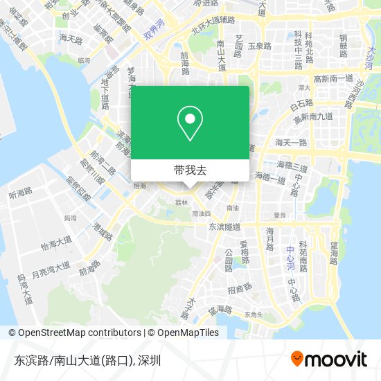 东滨路/南山大道(路口)地图