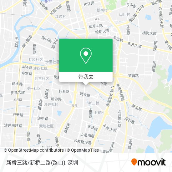 新桥三路/新桥二路(路口)地图