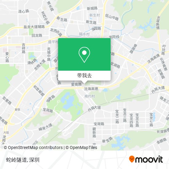 蛇岭隧道地图