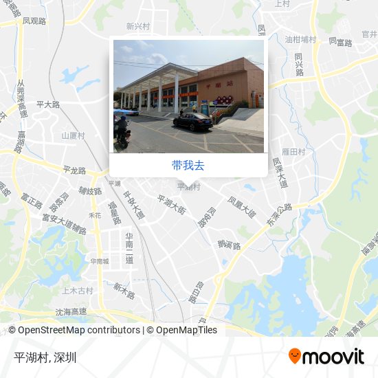 平湖村地图