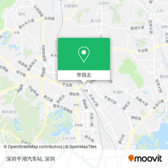 深圳平湖汽车站地图