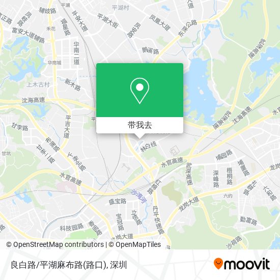 良白路/平湖麻布路(路口)地图