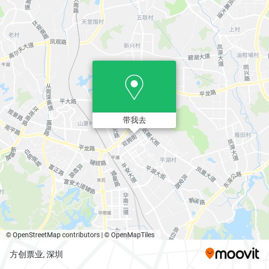 方创票业地图