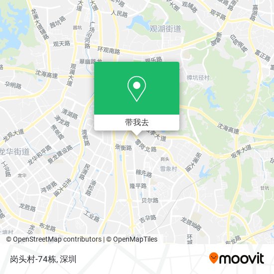 岗头村-74栋地图