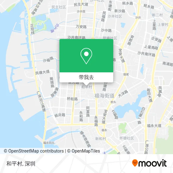 和平村地图