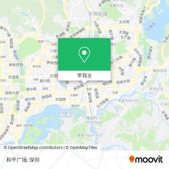 和平广场地图