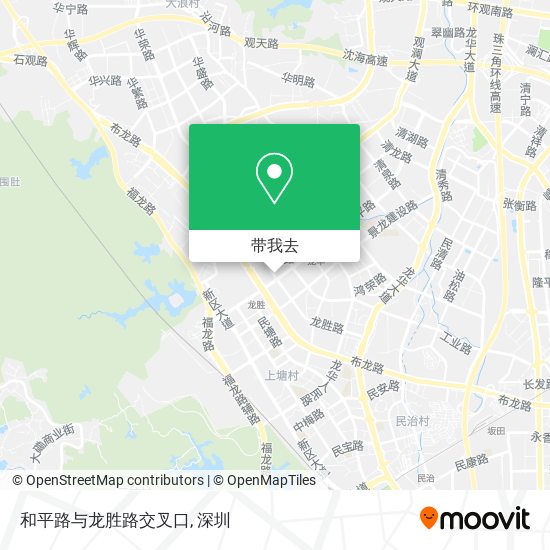 和平路与龙胜路交叉口地图