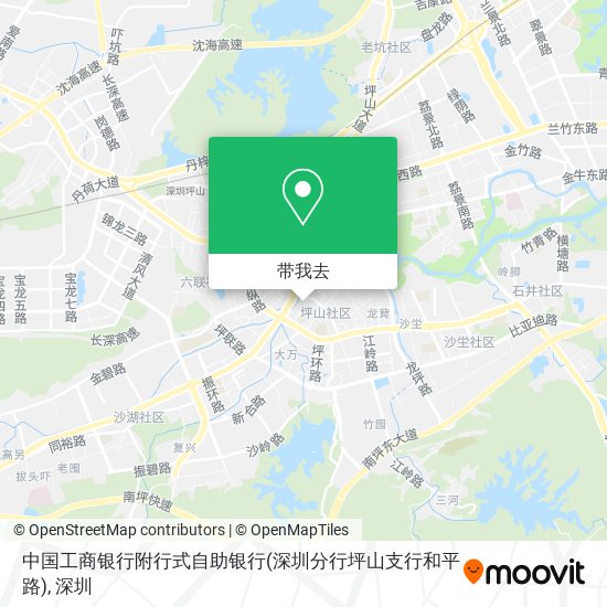 中国工商银行附行式自助银行(深圳分行坪山支行和平路)地图