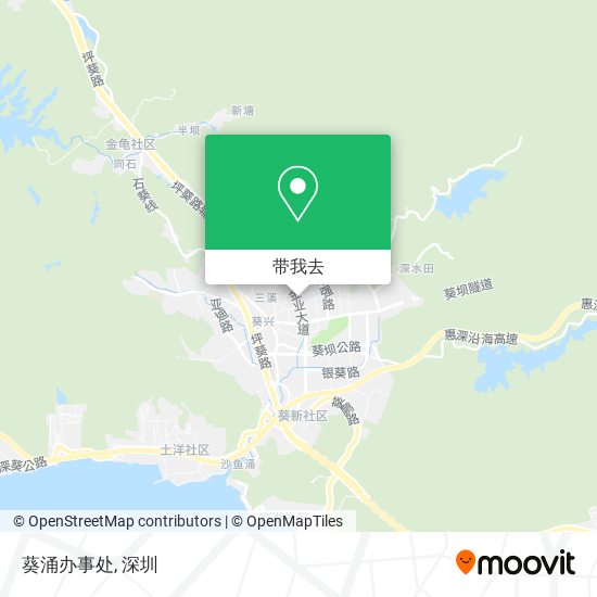 葵涌办事处地图