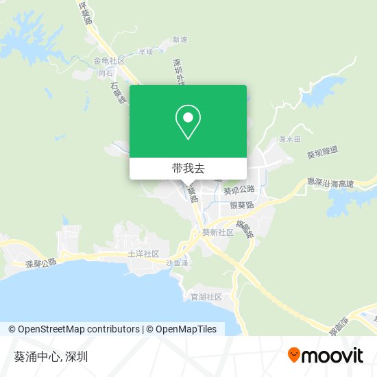 葵涌中心地图